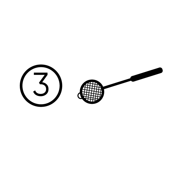Lépés 3 ikon